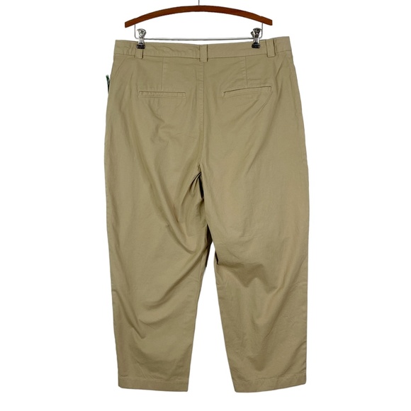 NWT Gap Khaki Pants Straight Leg Sz. 16 Inseam 26" Ankle - Picture 2 of 13